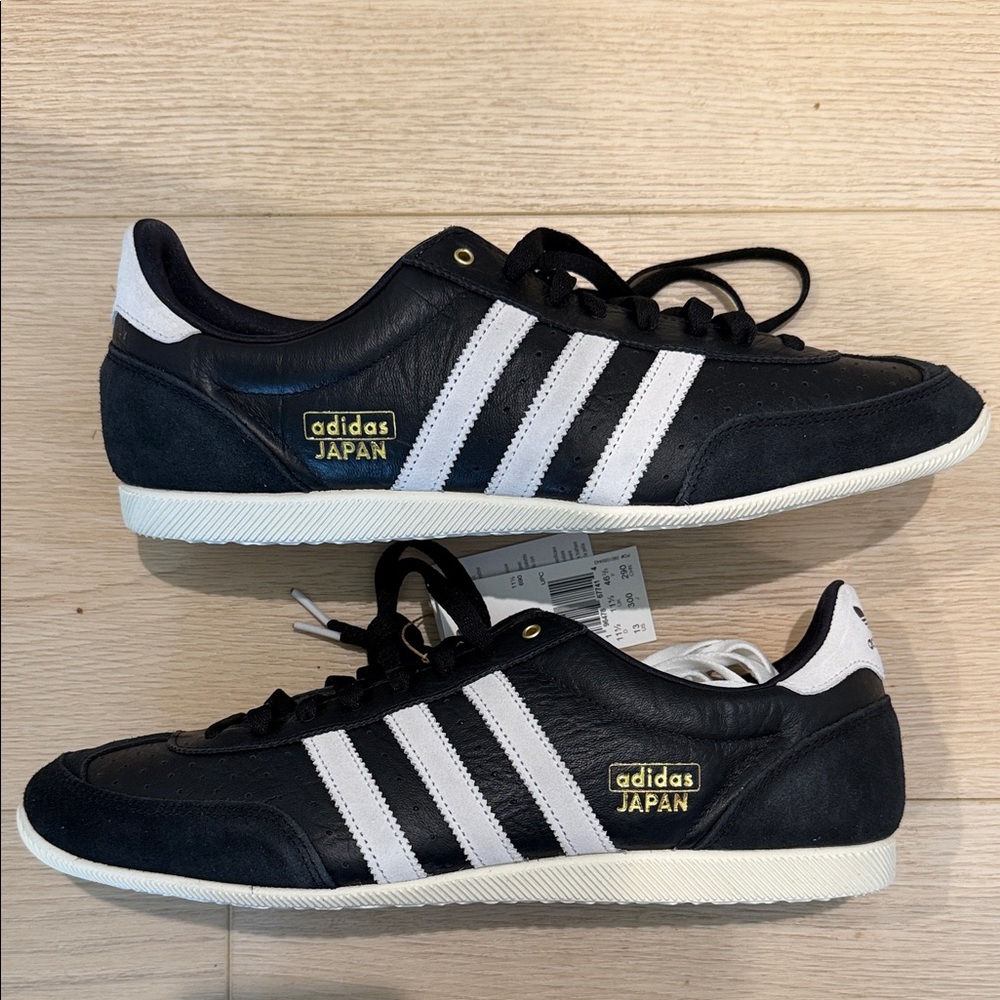 adidas Japan Black White Gold IH5490 Retro Sneakers